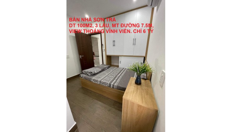 6 tỷ. Nhà 3 Lầu, DT 100m2. MT 5m. đường 7.5m, khu An Trung, Sơn Trà